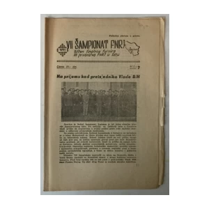 VII. šampionat FNRJ, šahovski bilten broj 7