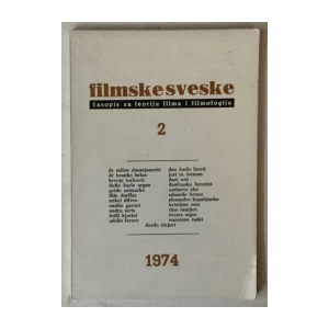 Filmske sveske, Časopis za teoriju filma i filmologiju godina 1974. broj 2