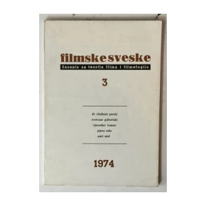 Filmske sveske, Časopis za teoriju filma i filmologiju godina 1974. broj 3