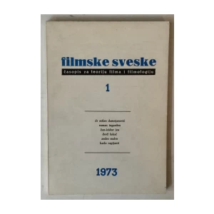 Filmske sveske, Časopis za teoriju filma i filmologiju godina 1973. broj 1