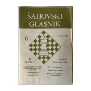 Šahovski glasnik broj 6/1988.