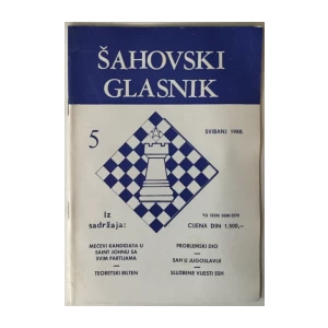 Šahovski glasnik broj 5/1988.
