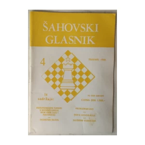Šahovski glasnik broj 4/1988.