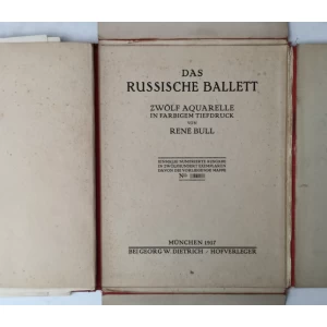 René Bull, Pawel Barchan: Das Russische Ballett Zwölf Aquarelle in farbigem Tiefdruck