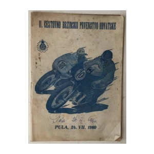 II. cestovno brzinsko prvenstvo Hrvatske, Pula 24. VII. 1960.
