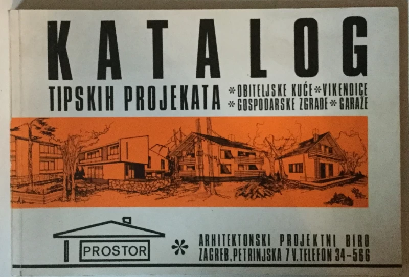 Katalog tipskih projekata: Kuće,vikendice,garaže,gosp.objekti 