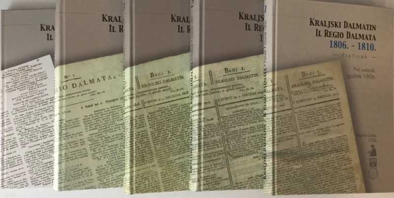 Kraljski Dalmatin: Il Regio Dalamata 1806.-1810. I-V