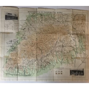 Planinarska karta Zagrebačke gore