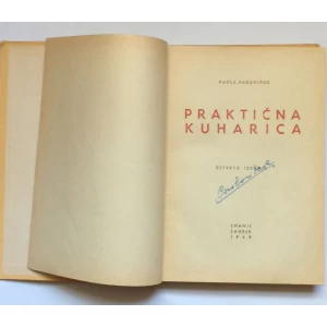 PAULA ZAKONJŠEK, PRAKTIČNA KUHARICA, ZAGREB, 1959.