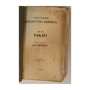 Dante Alighieri: Božanstvena komedija, Pakao