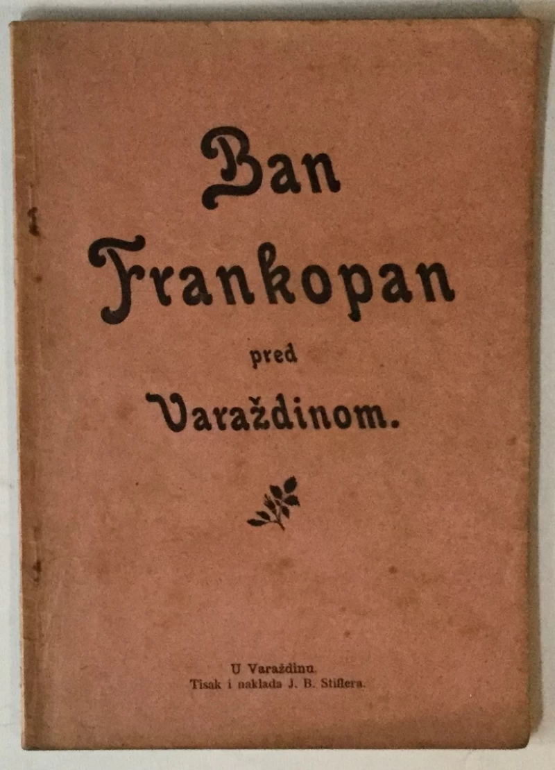 Ban Frankopan pred Varaždinom, Pripoviest iz hrvatske poviesti
