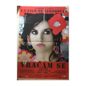 Plakat, Pedro Almodovar: Vraćam se
