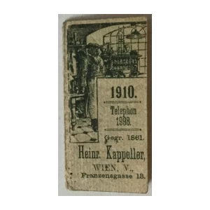 Kalender für das Jahr 1910.