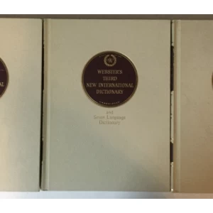 Webster's Third New International Dictionary I-III and Seven Langue Dictionary 