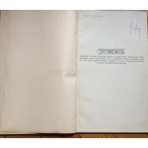 SPOMENICA, ZAJMOVI GRADA ZAGREBA OD 1899. GODINE U BANCI U BUDIMPEŠTI 