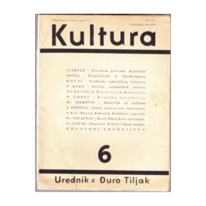Đuro Tiljak, urednik: Kultura - broj 6.
