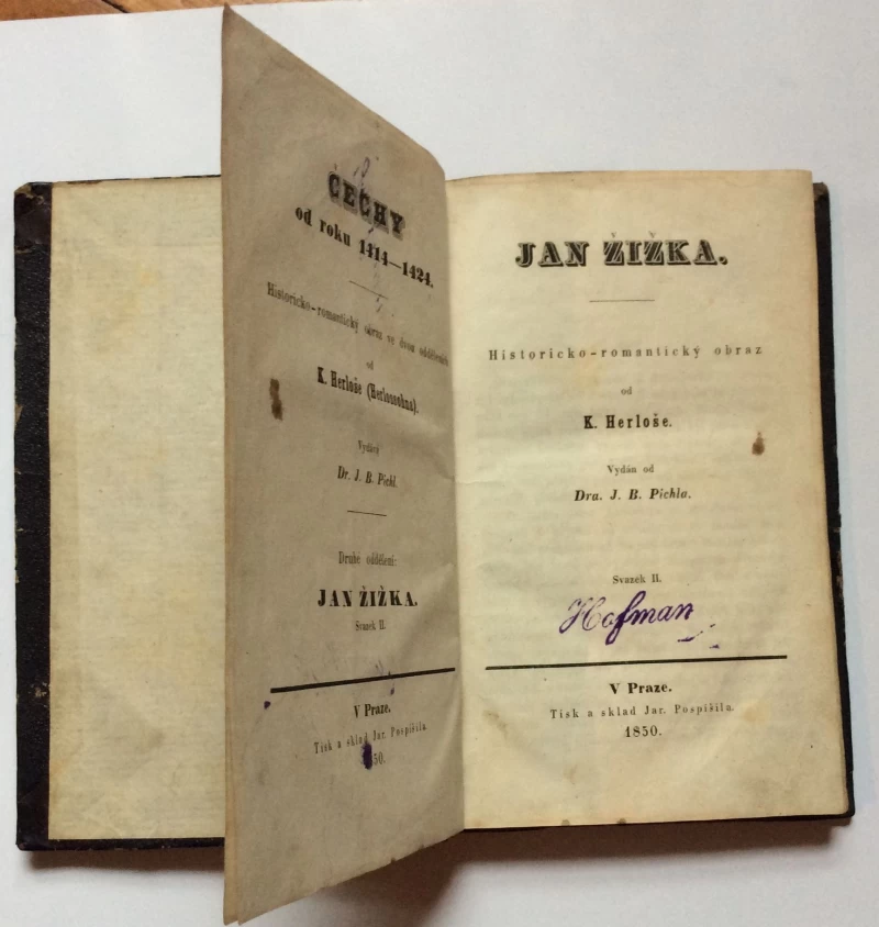 HERLOŠA, JAN ŽIŽKA, 1850. PRAG  