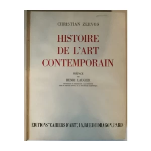 Christian Zervos: Histoire de l'art contemporain