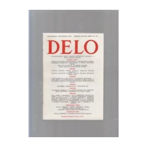 Slobodan Blagojević, urednik: Delo XI / XII 1987