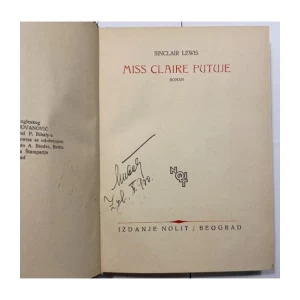 Sinclair Lewis: Miss Claire putuje