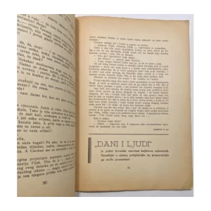 Dani i ljudi br 3, god. I. : Hrvatska književna revija