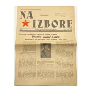 Na izbore br. 5: Izborni bilten Narodnog fronta Banije Petrinja