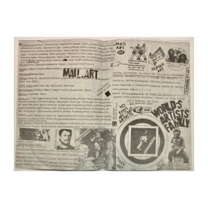 Pozivnica za izložbu: Svetska porodica umetnika / World's artists family, prostor proširenih medija