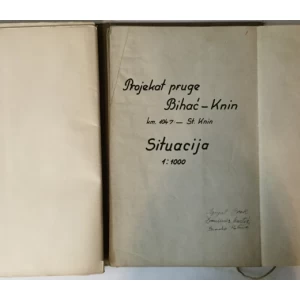 Diplomski rad, Projekt pruge Bihač - Knin