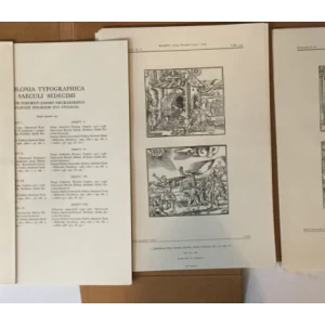 Polonia Typographica Saeculi sedecimi, Zbior podobizn zasobu drukarskiego tloczni Polskich XVI stulecia, Fasciculus IX Zeszyt, Maciej Wirzbieta, Krakow 1555/7-1605, Tabulae 416-475