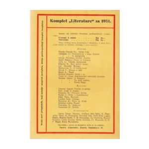 Stevan Galogaža, urednik: Literatura - broj 3. / 1932.