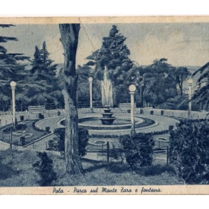 POLA PULA ISTRA HRVATSKA PARCO SUL MONTE ZARO  STARA RAZGLEDNICA 