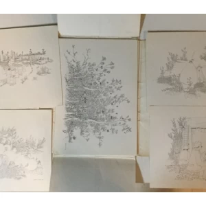 Ivan Lacković: Mapa crteža i kolora iz 1971. godine