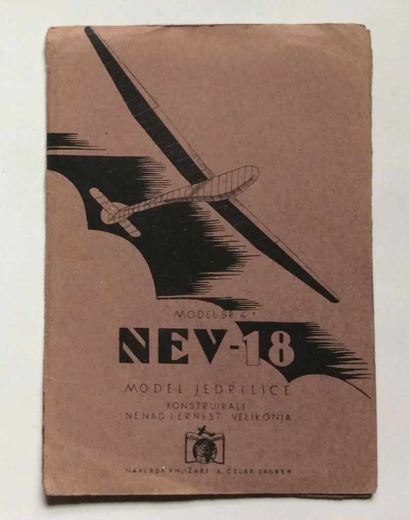 NENAD I ERNEST VELIKONJA, NEV-18, MODEL BROJ 4, KNJIŽARA ĆELAP, ZAGREB               