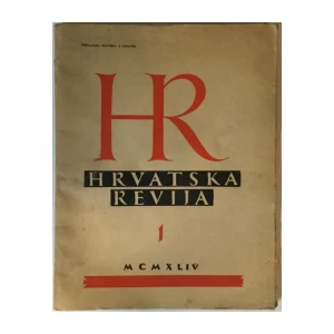 Hrvatska revija 1/1944.