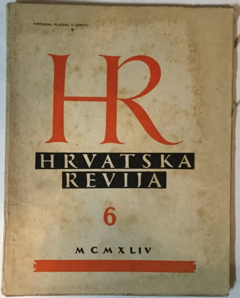 Hrvatska revija 6/1944.
