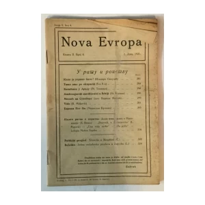Nova Evropa 8/1921.