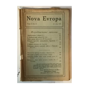 Nova Evropa 10/1921.