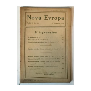 Nova Evropa 11/1920.