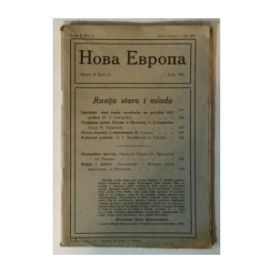 Nova Evropa 11/1921.