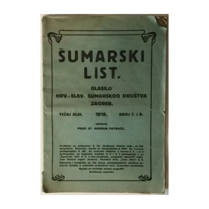Šumarski list 7-8/1919.
