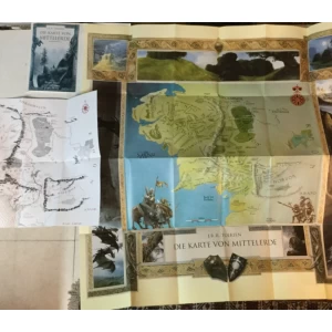 J.R.R. Tolkien: Die Karte von Mittelerde