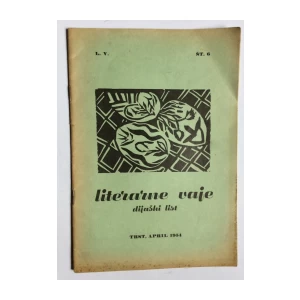 LITERARNE VAJE, DIJAŠKI LIST, 1954., TRST, ŠTEVILKA 6
