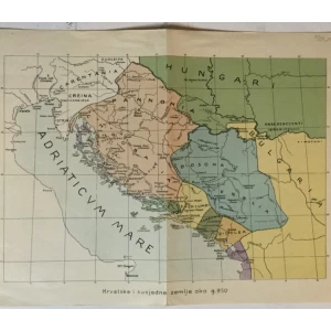 Hrvatska i susjedne zemlje oko g. 950.