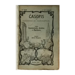 Časopis za zgodovino in narodopisje 1-2/1905.