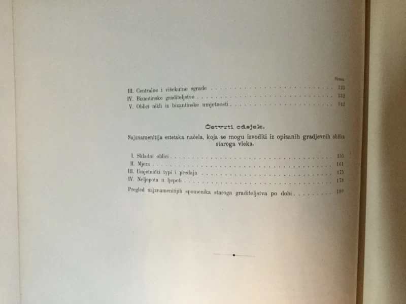 Isidor Kršnjavi: Oblici graditeljstva u starom vieku i glavna načela gradjevne ljepote