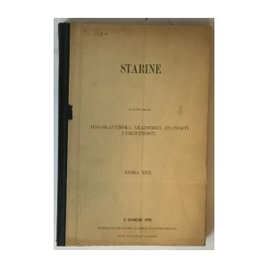 Starine, Knjiga XXIX., godina 1898.