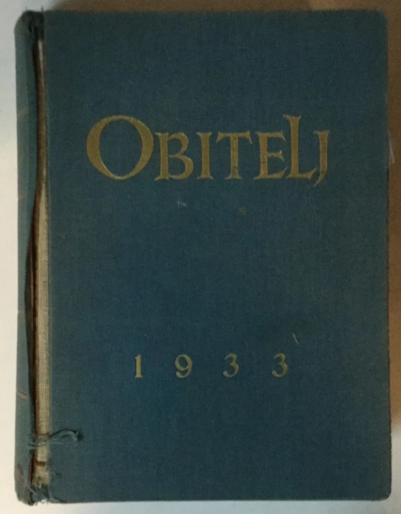 Obitelj, Ilustrovani tjednik 1933. godište br. 1-52