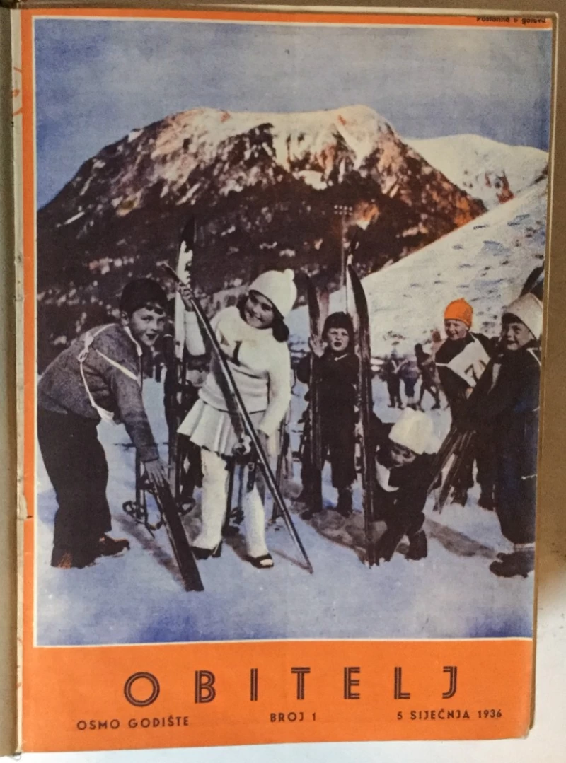 Obitelj, Ilustrovani tjednik 1936. godište br. 1-52