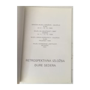 Retrospektivna izložba Đure Sedera