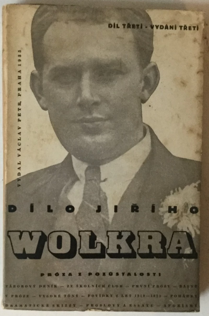 Dílo Jiřího Wolkra Díl 3, Próza z pozůstalosti